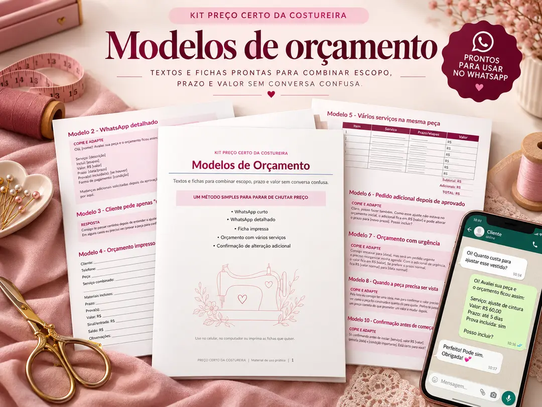 Modelos de orçamento prontos